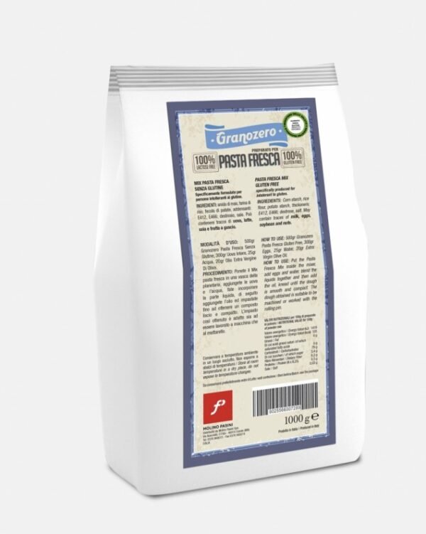Mix për Pasta të Freskët Pa Gluten dhe Laktozë